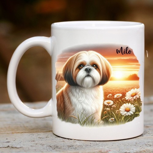 Personalised shih tzu dog - personalised,