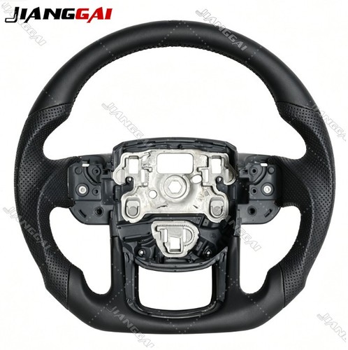 Leather steering wheel - leather,