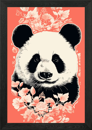Risograph animal framed wall - animal,