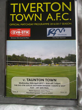 Tiverton v Taunton - 2017 play-off