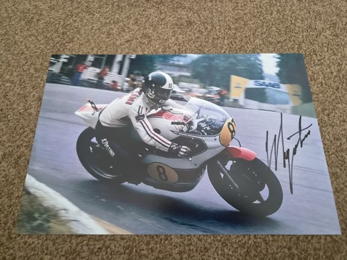 Giacomo agostini signed 12x8 - signed,