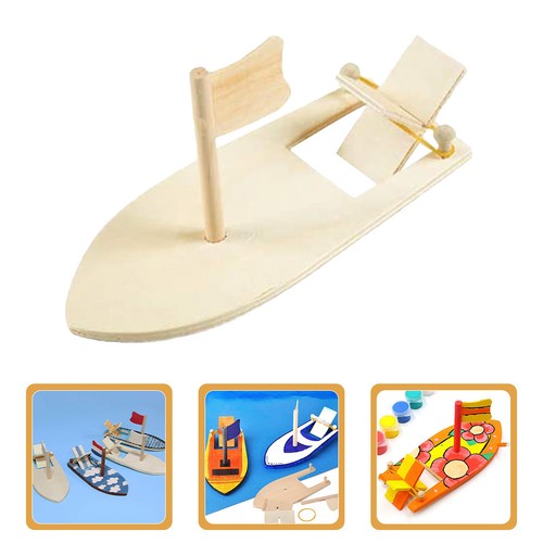 5pcs diy wooden sailboat - 5pcs,