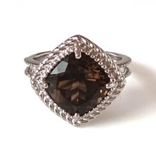 925 Sterling Silver Smoky