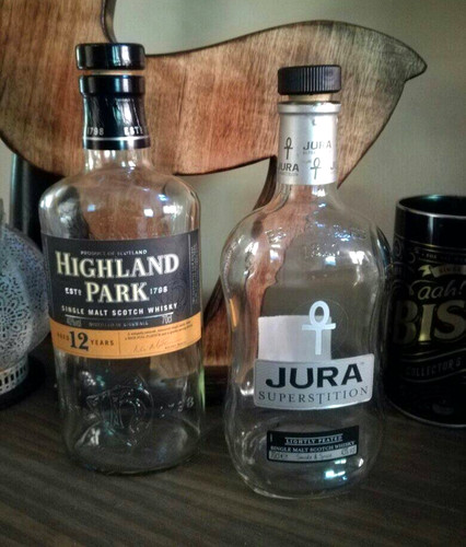Empty whisky bottles - 2,