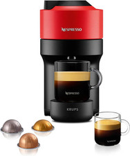 Nespresso Krups Vertuo Pop XN920540 Smart Coffee Pod Machine A+ Rated Red 1500W