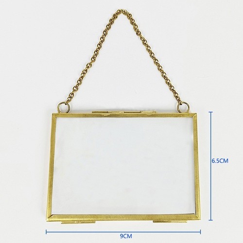 Double glass frame for pressed - glass,