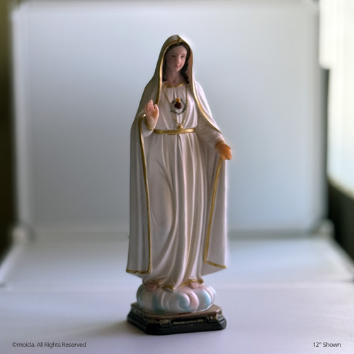 Immaculate heart mary - of, resin