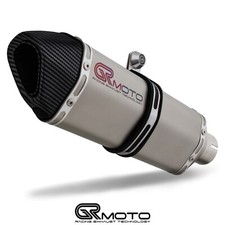Used Titanium Exhaust Slip On 51mm 2" GRmoto  (link pipe not included) Grade A