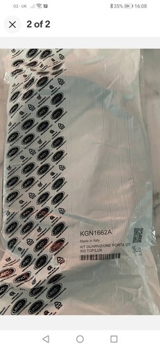 Kgn1662a unox door - door, seal