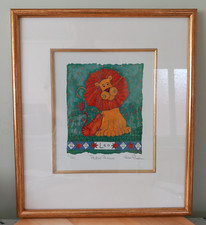 Helen Rhodes Print Perfect Partners Limited Edition Signed 115/850 Zodiac Leo