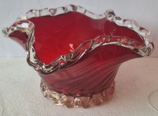Murano Style Red Art Glass