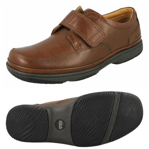 Clarks brown leather swift - leather,