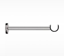 2 x B&Q long curtain pole brackets for 28mm poles