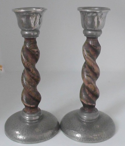 Pair arts crafts oak - of,