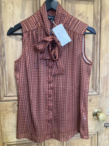 Agnes blouse with - b, neck