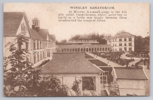 Postcard antique bath winsley - antique,