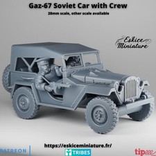WWII Soviet Gaz 67 Car with