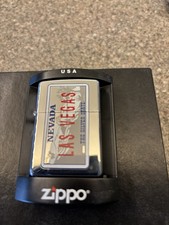 High Polish Regular Zippo Lighter Las Vegas Nevada