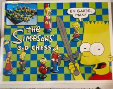The Simpsons 3D Chess Set 1991