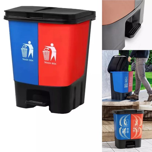 16l recycling pedal bin - pedal,