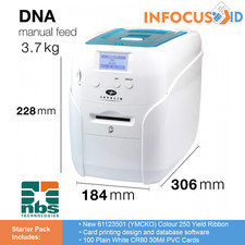 Javelin DNA Plastic ID Card/Badge Printer With Starter Pack, Support & VAT