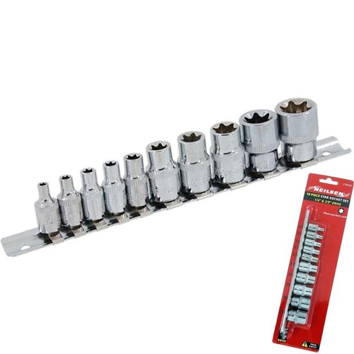 Neilsen 10pc torx socket - 10pc,
