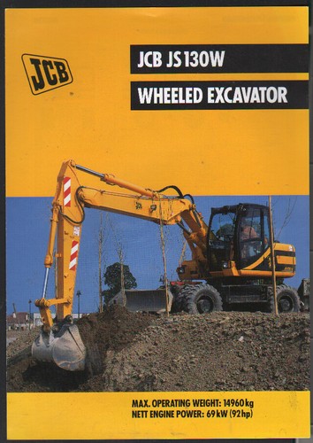 Jcb js130w wheeled - ,