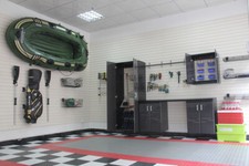 2m Wall panel Slatwall White