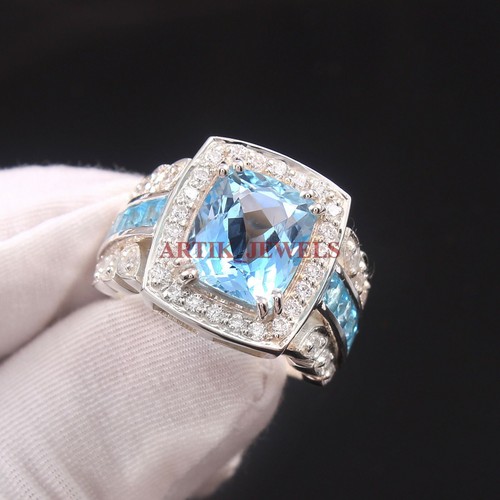 Natural blue topaz gemstone - blue,