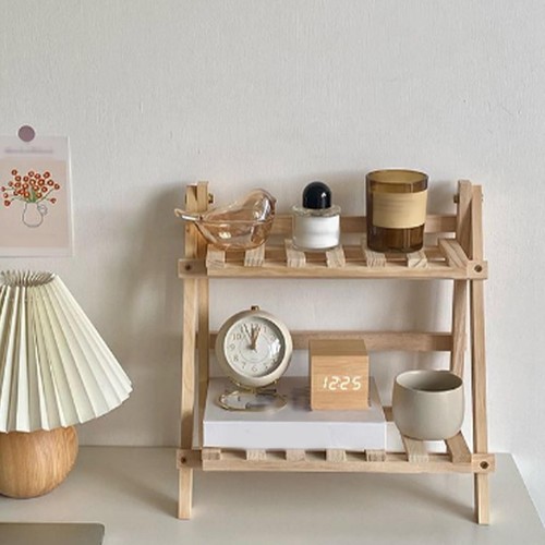 Wooden desktop shelf - wooden, 2