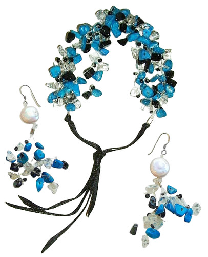 Real turquoise gemstone rock - , gemstone,