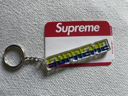 Supreme clear color keychain - color,