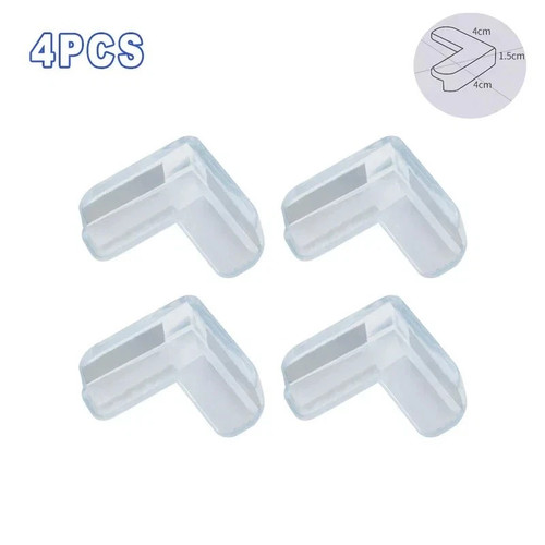 4pcs table glass corner - 4pcs,