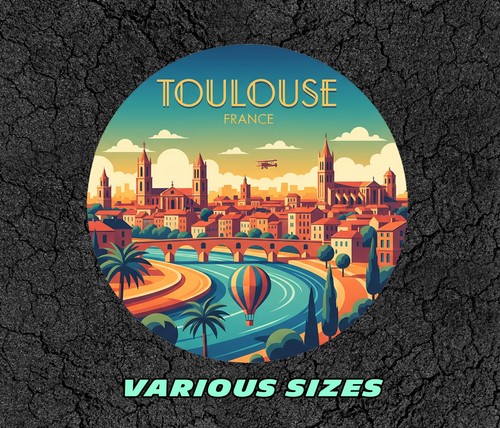 Toulouse france vintage travel - vintage,