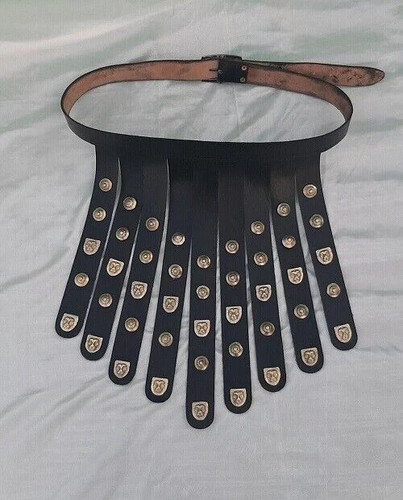 Roman leather belt - roman,