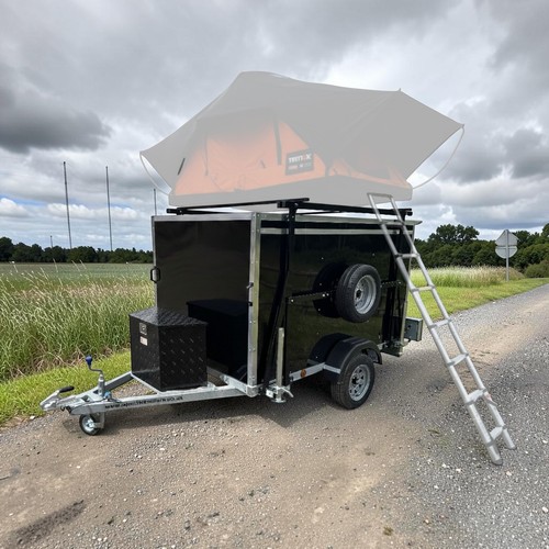 7x4 box trailer - with, heavy