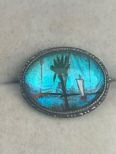Antique vintage butterfly wing - antique,