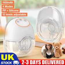 Wearable Breast Pump Portable Hands Free Electric Breast Pump 4 Modes 12 Level