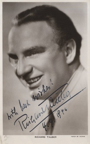 Richard tauber signed - tauber,