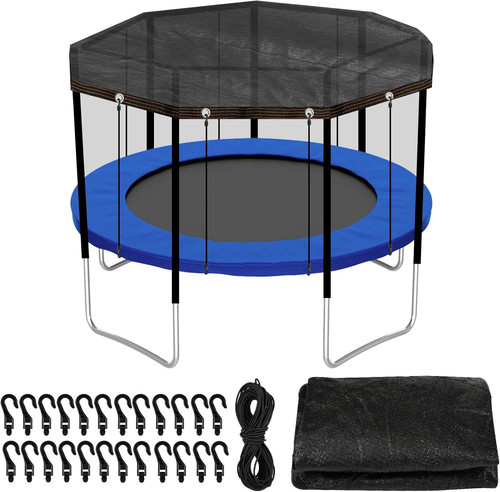 Black round 12ft - 12ft, trampoline