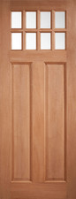 HARDWOOD CHIGWELL CLEAR GLAZED EXTERNAL DOOR