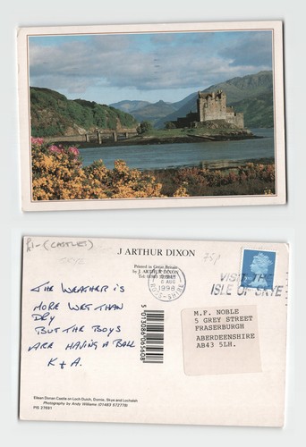 Postcard eilean donan - postcard,