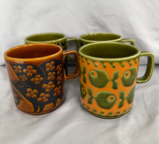 4 Hornsea England Coffee Mugs