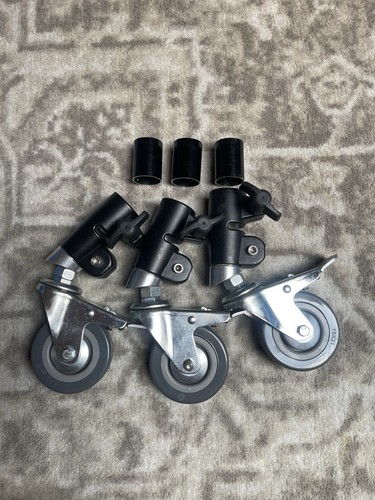 Set three caster wheels75mm - three,