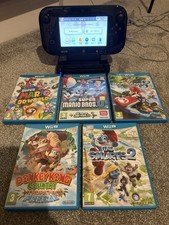 Nintendo Wii U Console with Gamepad and Games Bundle Fully Functional