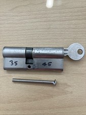 Euro Lock Cylinder 45/35 Nickel Finish