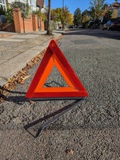 Warning Triangle. Made Italy. Appropriate for cars caravans motorhomes 