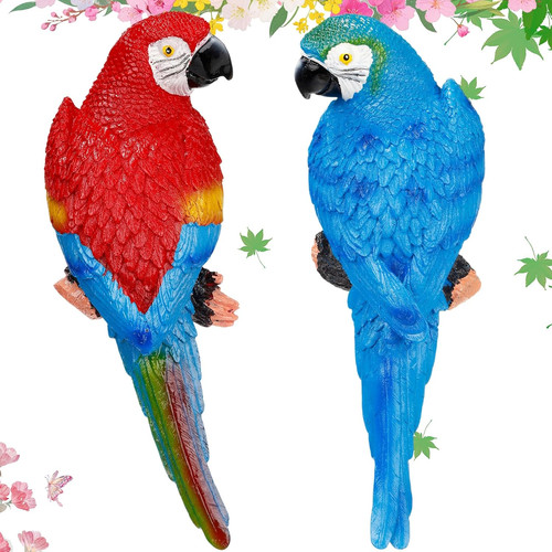 Parrot decor outdoor tiki bar - parrot,