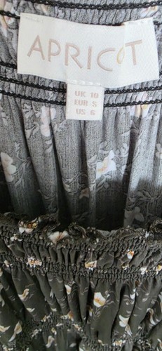 Apricot floral dress size - dress, 10