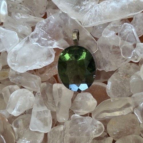 Natural glass moldavite - natural,